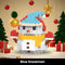 Blue Snowman
