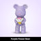 Purple Flower Bear