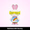 Rainbow Mini Bunny